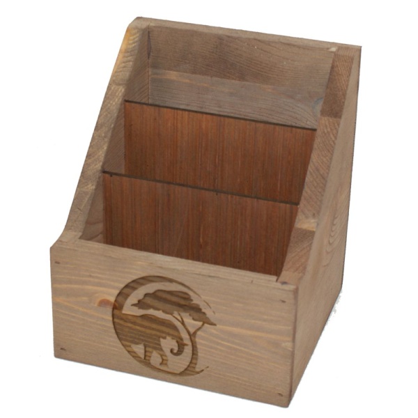 Wooden Leaflet Holder - Holds 3 x A6